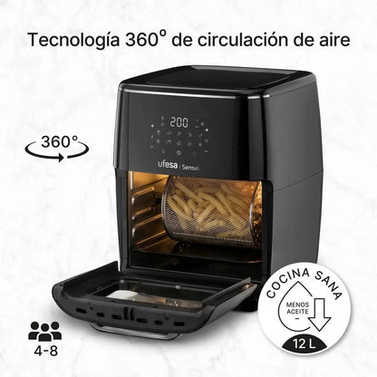 Freidora De Aire Ufesa Sensei Digital 12 L 1700w - Negro
