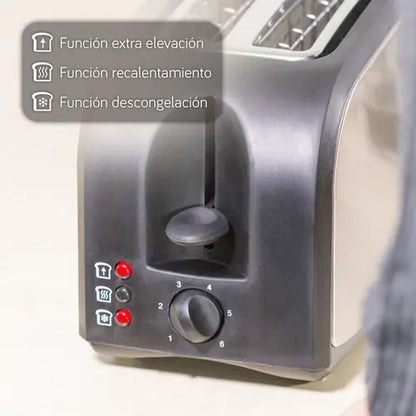 Tostadora Ufesa 4 Panes 1.400 W Tt7975 - Negro