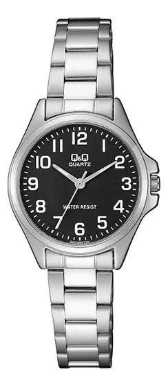 Reloj Q&q Metal Dama 30mm Qa07j205y - Plateado
