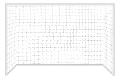 Par Redes Para Arco Fútbol 11, Nylon 4mm Gismar - Blanco