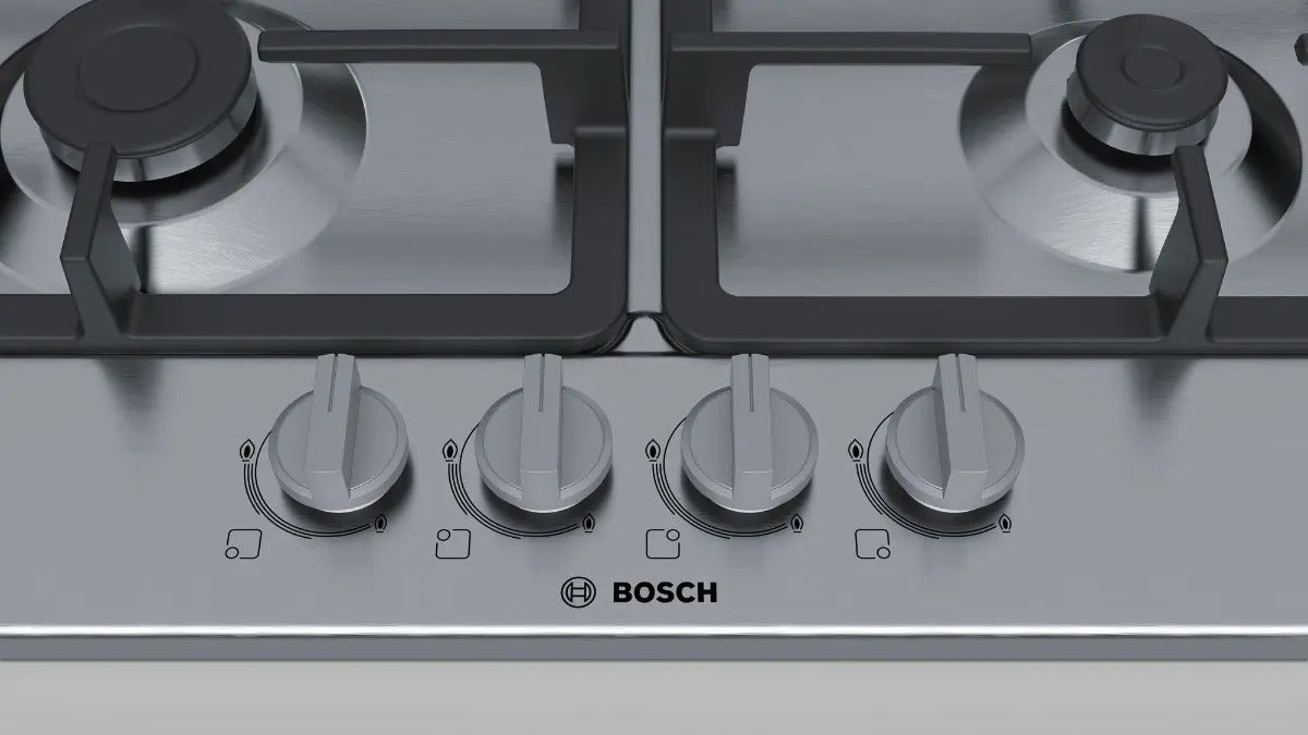 Anafe A Gas Bosch 60cm Inox Pgh6b5b90 - Acero