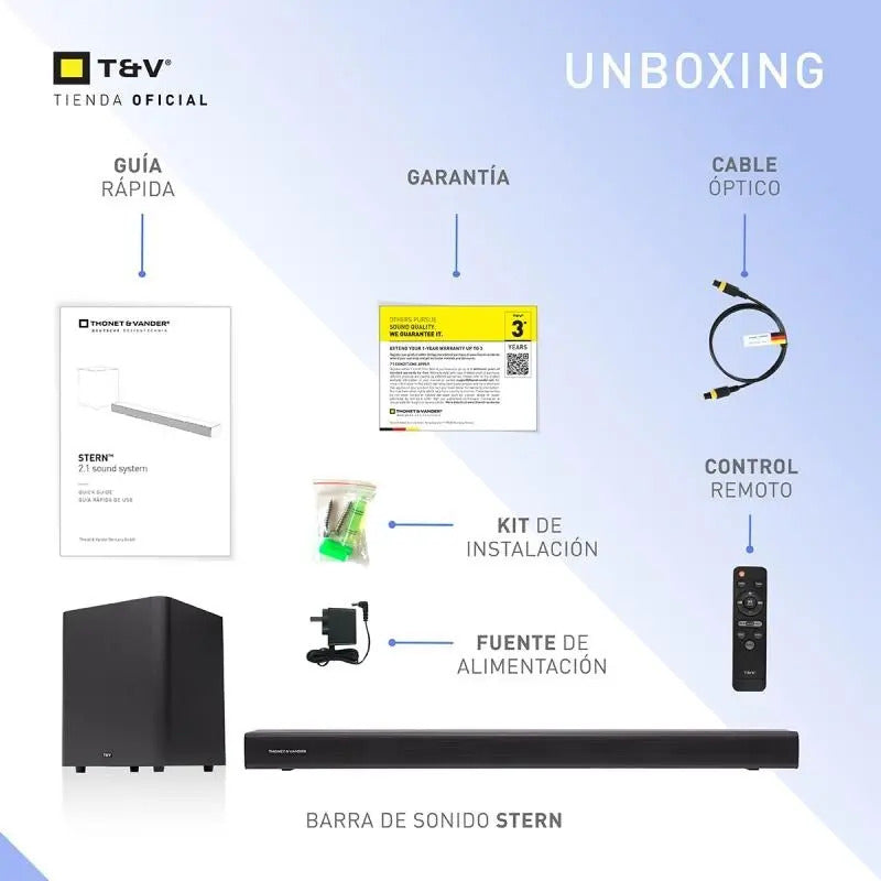 Barra De Sonido Thonet & Vander Stern - Negro