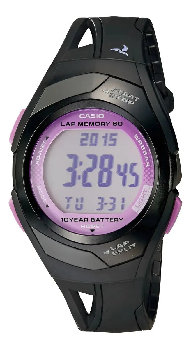 Reloj Casio Digital Str-300-1ccf - Negro Violeta Gris