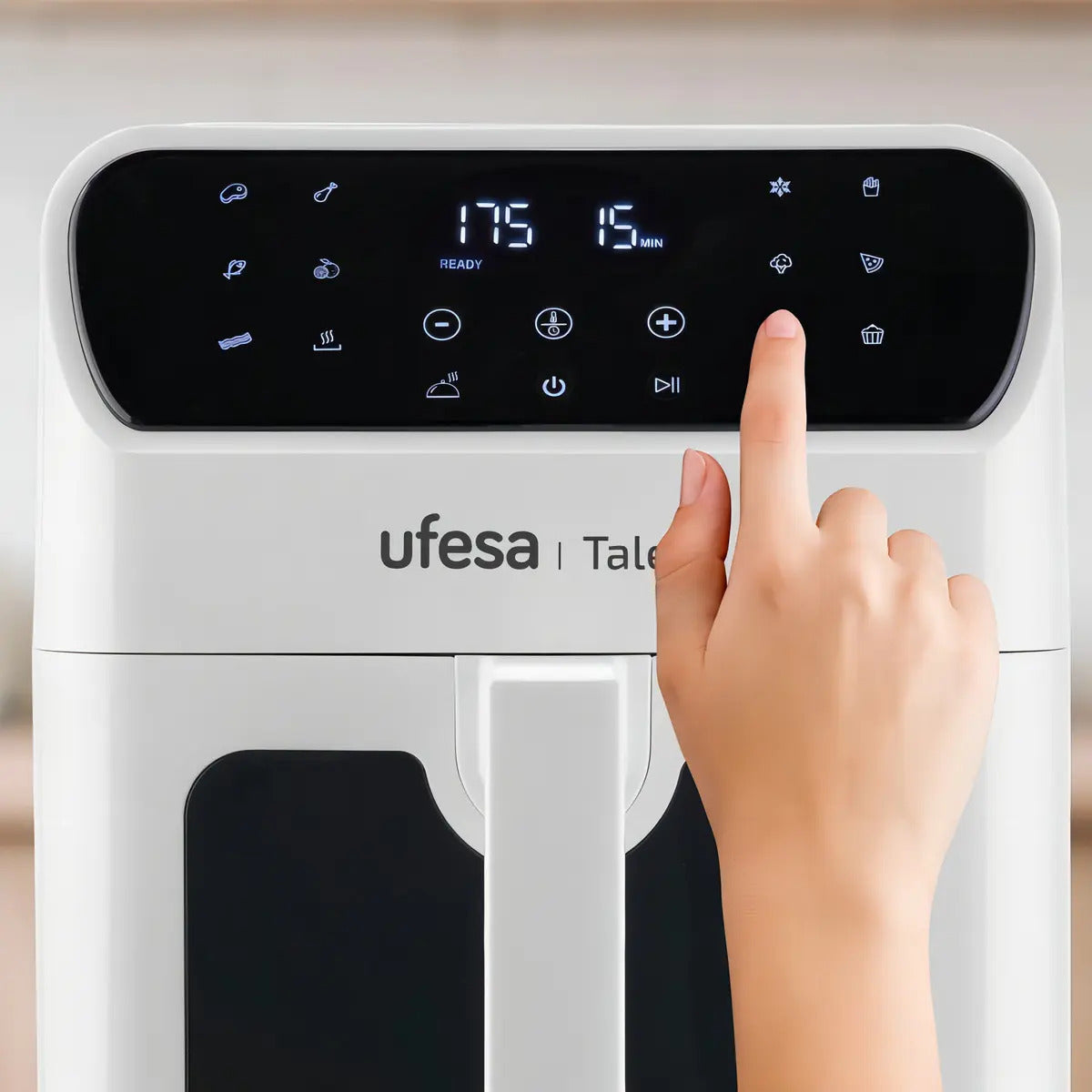 Freidora De Aire Digital Ufesa 6,5l Talent White - Blanco