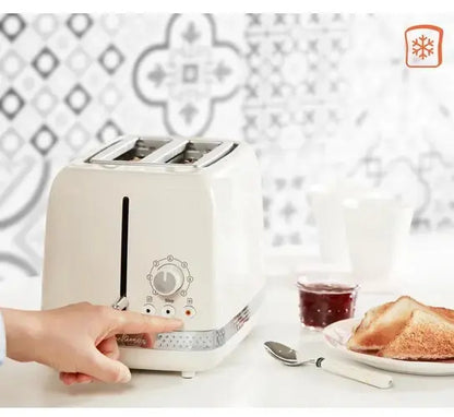Tostadora Moulinex 2 Ranuras Anchas 850w - Marfil