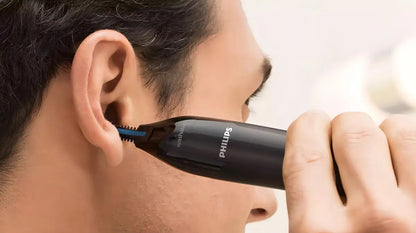 Recortador De Pelos Nariz Orejas Philips Nt1650 - Negro