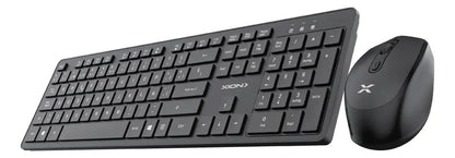 Combo Mouse Y Teclado Inalámbrico Xion Xi-kbcombow2 Negro