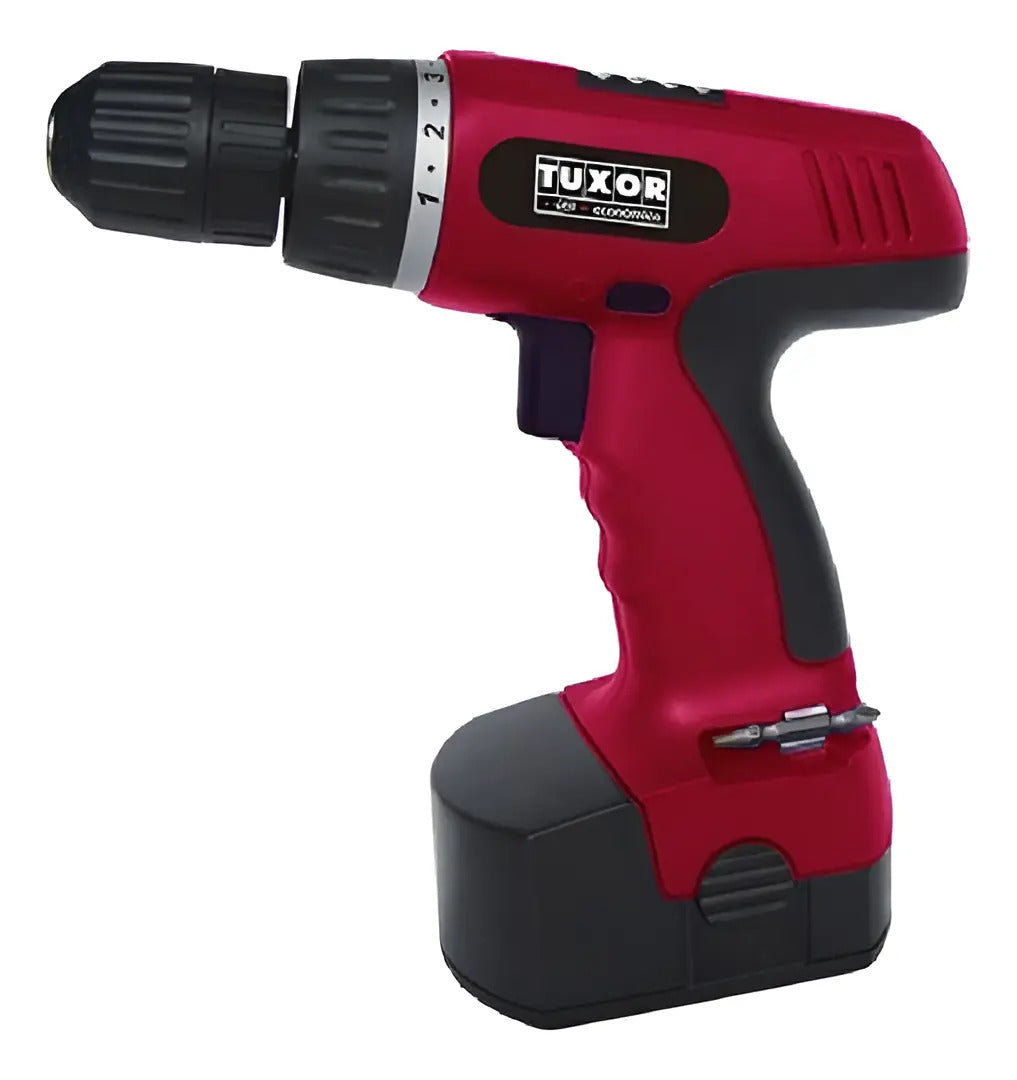 Atornillador Inalámbrico Tuxor 18v Rojo 50/60hz