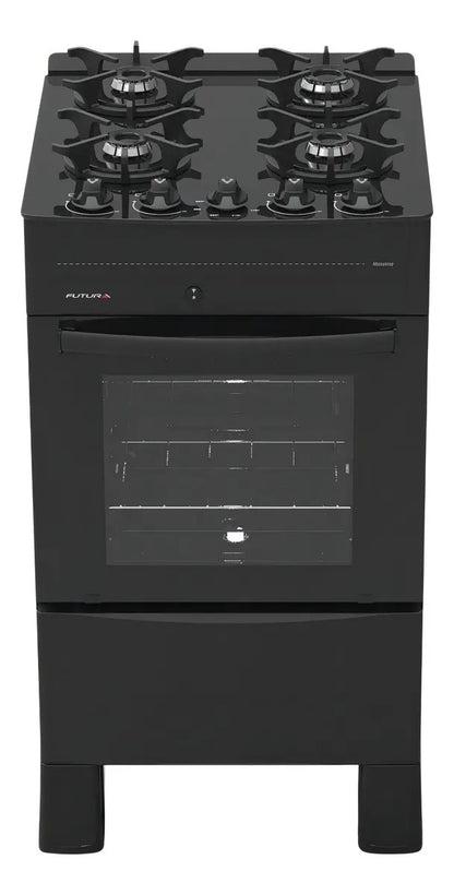 Cocina A Supergas Futura Massima - Negro