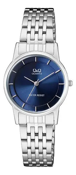 Reloj Q&q Metal Dama 30mm Qa57j202y - Plateado