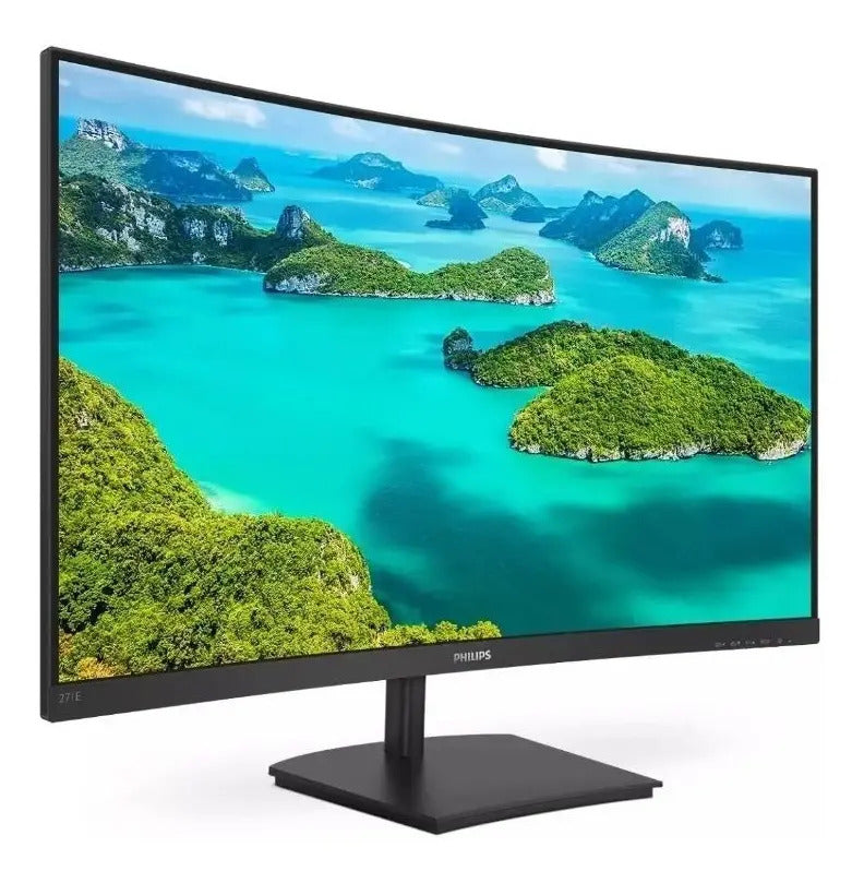 Monitor Philips 27'' Full Hd 271e1sca/55 - Negro