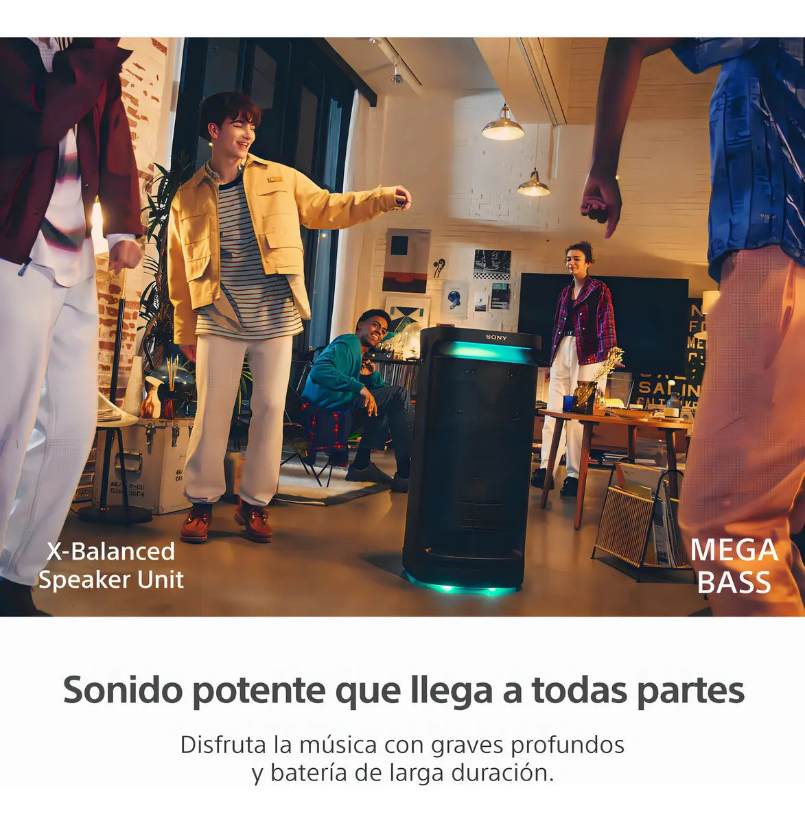Parlante Portátil Bluetooth Sony Srs-xv900 Negro