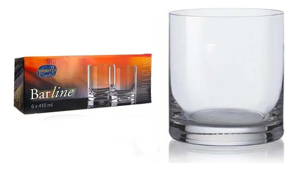 Set Vasos Barline 410 Ml X6 Bohemia