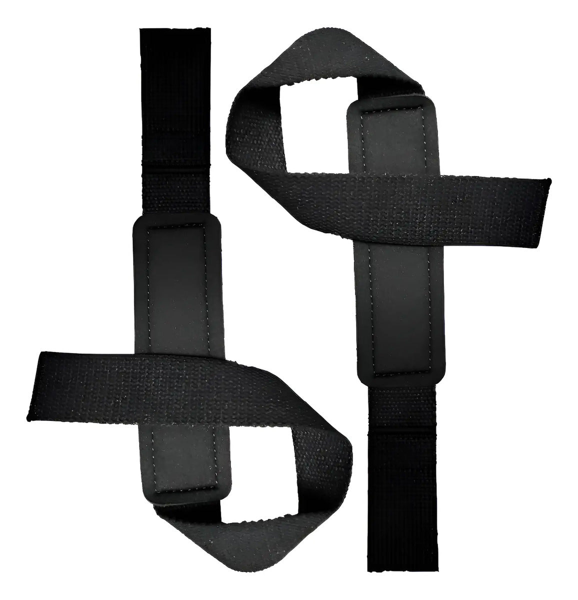 Agarre De Barra Gym Levantamiento Straps Rhino - Negro