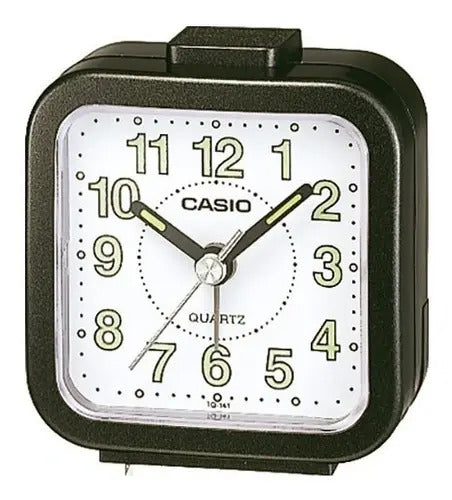Reloj Despertador Casio Tq-141-1d Viajero - Negro