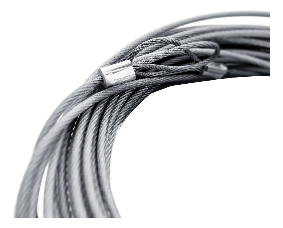 Cable De Acero P/red Plastificada Tenis Playa Gismar