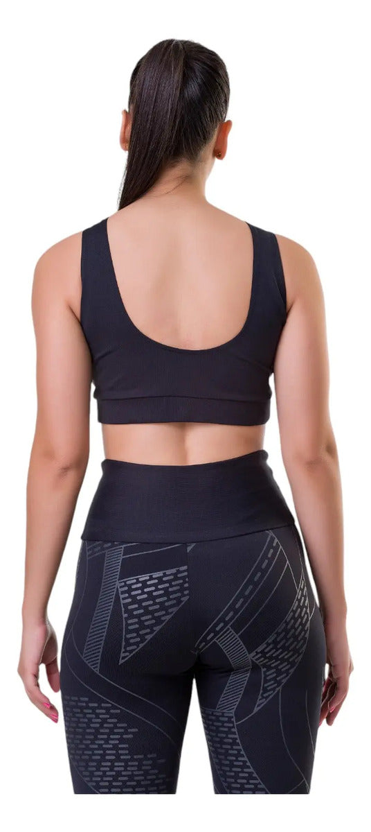 Top Deportivo Dama Fitness Gym Uv50+ Elite - Rosa M