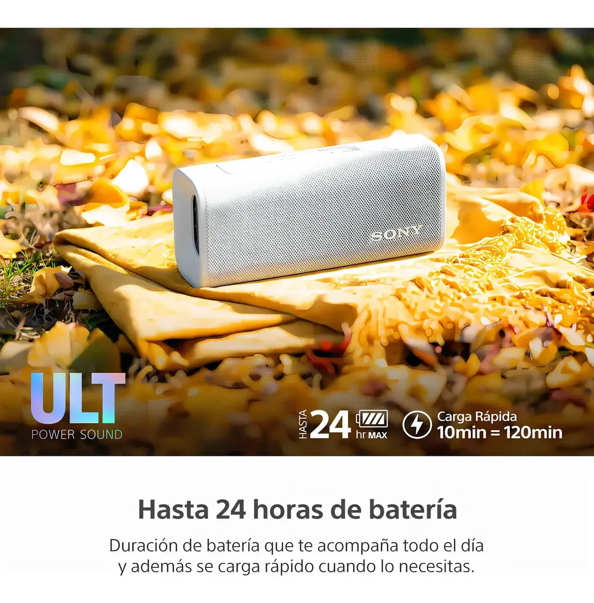 Parlante Portátil Inalámbrico Sony Ult Field 3 Srs-ult30 Qof Blanco