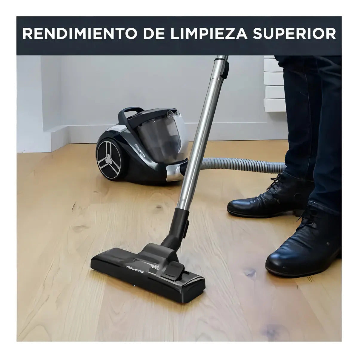 Aspiradora Trineo Rowenta Compact Power Xxl 2,5 L Negro/gris
