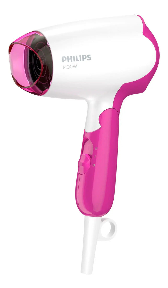 Secador De Pelo Philips Essential 1400w Bhd003 - Blanco/rosa