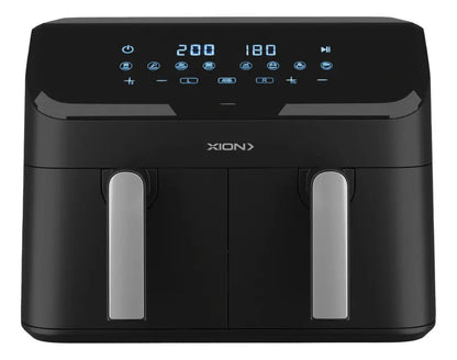 Freidora De Aire Doble Cesto Xion 8 Lts Xi-fr80 - Negro