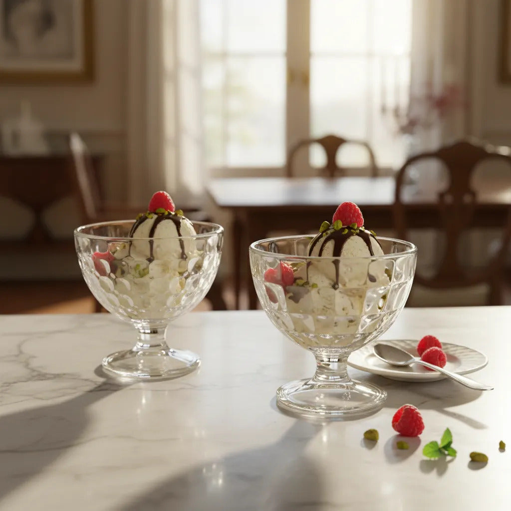 Set 6 Copas De Helado 10.5×9.5 Cms