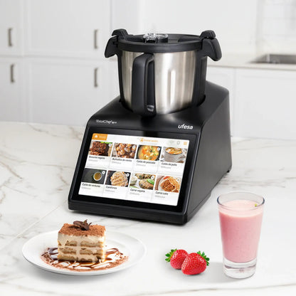 Robot De Cocina Multifunción Ufesa Total Chef Rk10 Negro