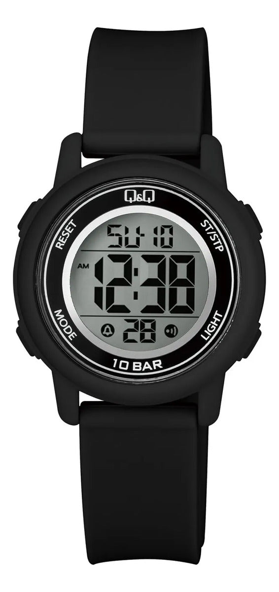 Reloj Q&q Digital Dama 34mm M208j007y - Negro