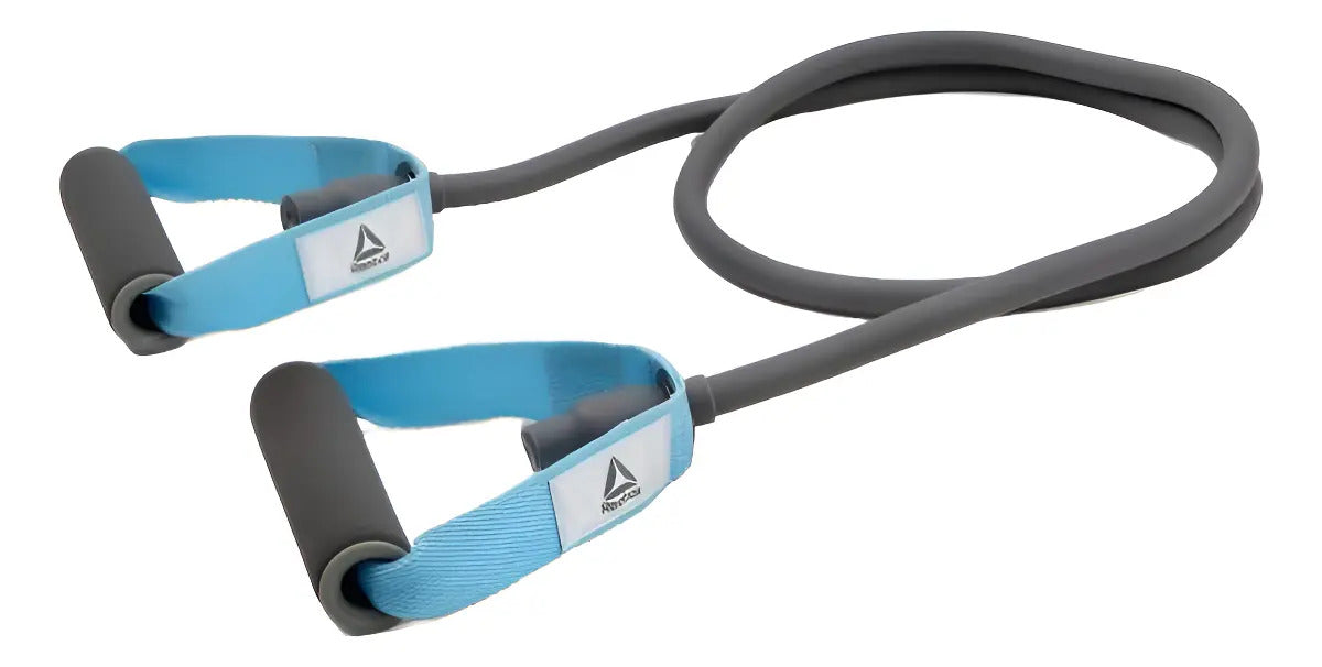 Banda Elástica Resistencia Alta Reebok - Gris/celeste