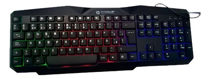 Teclado Gamer Iluminado Ripcolor - Negro No Aplica