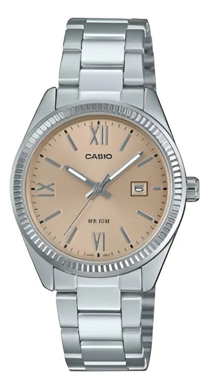 Reloj Casio Metal Dama 35mm Ltp1302dd4a2 - Plateado