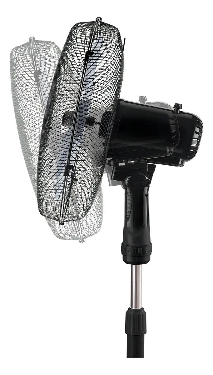 Ventilador De Pie Ufesa Seattle 40cm 3 Vel - 40.64 Cm 60 Hz Negro Azul Plástico 5
