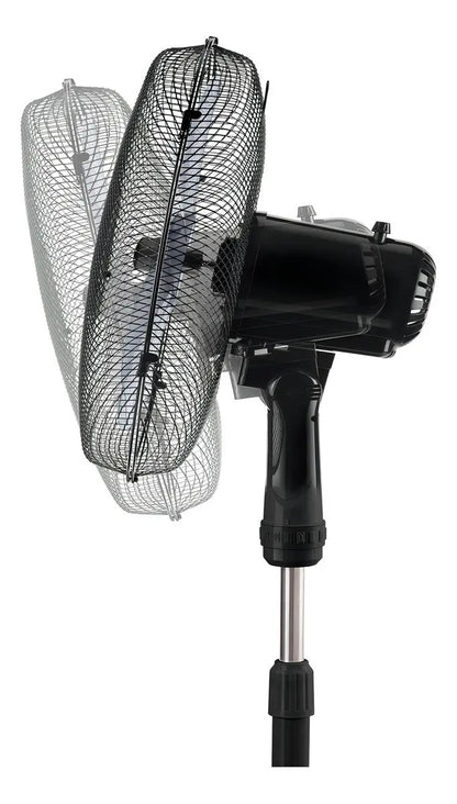 Ventilador De Pie Ufesa Seattle 40cm 3 Vel - 40.64 Cm 60 Hz Negro Azul Plástico 5