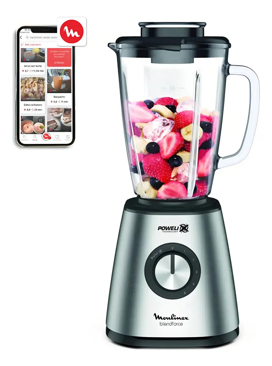 Licuadora Moulinex Blendforce 800 W Lm439d10 - Acero Inoxidable