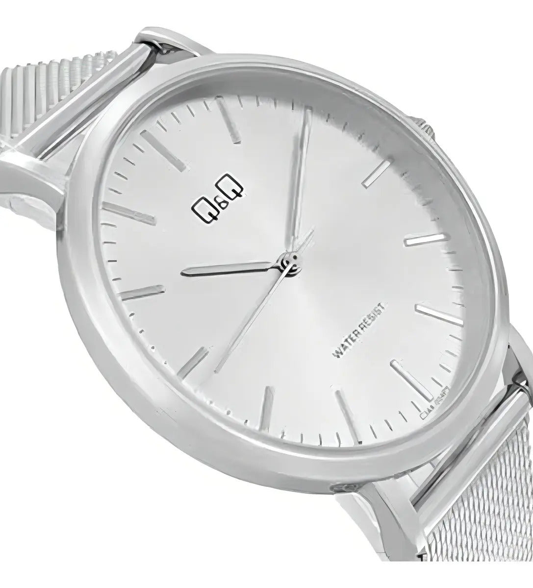 Reloj Q&q Metal Hombre 40mm C34a-004py - Plateado