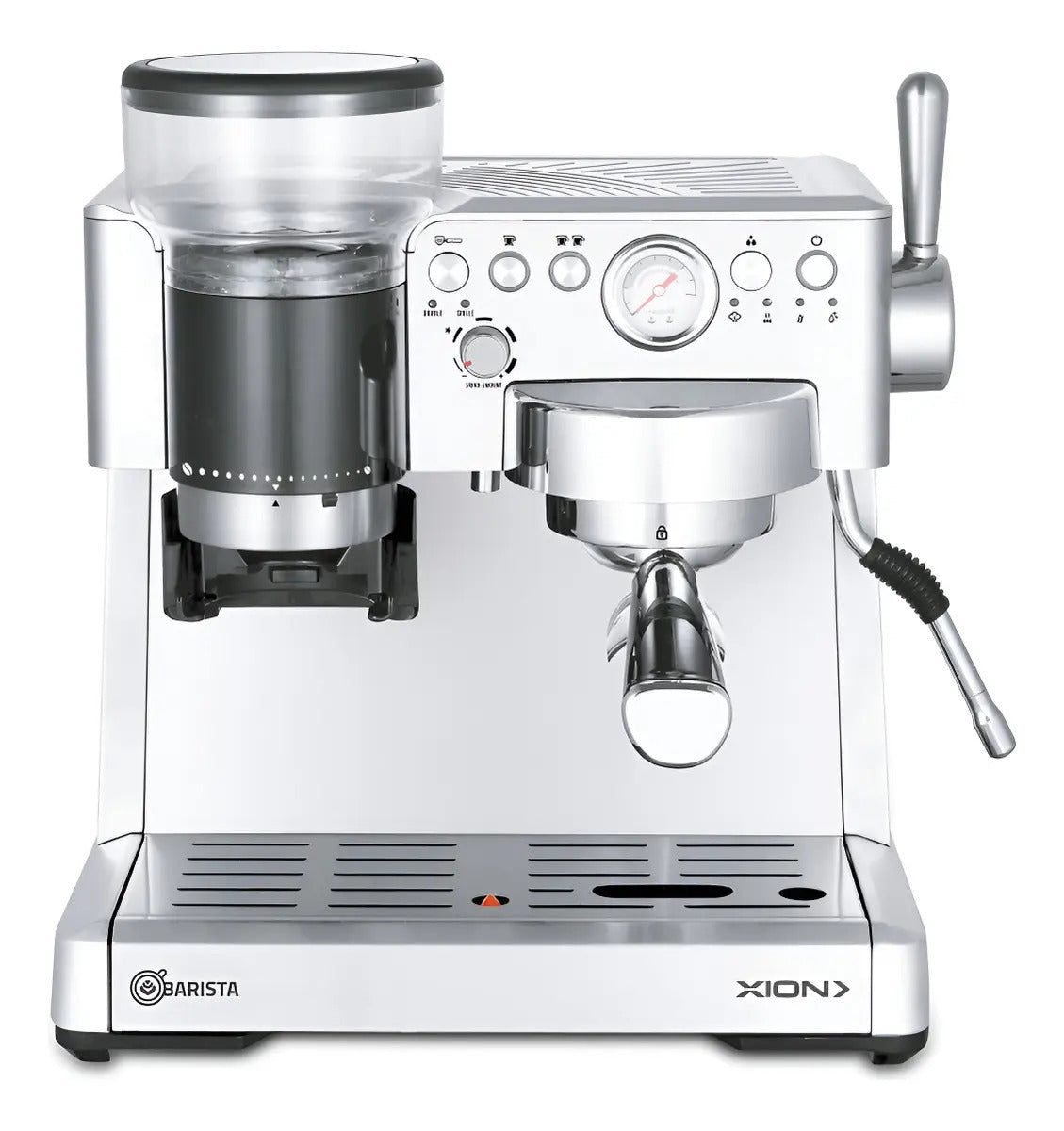 Cafetera Espresso Barista Con Molinillo De Café Xi-cm92 Qofe Gris