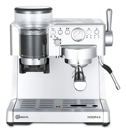 Cafetera Espresso Barista Con Molinillo De Café Xi-cm92 Qofe Gris