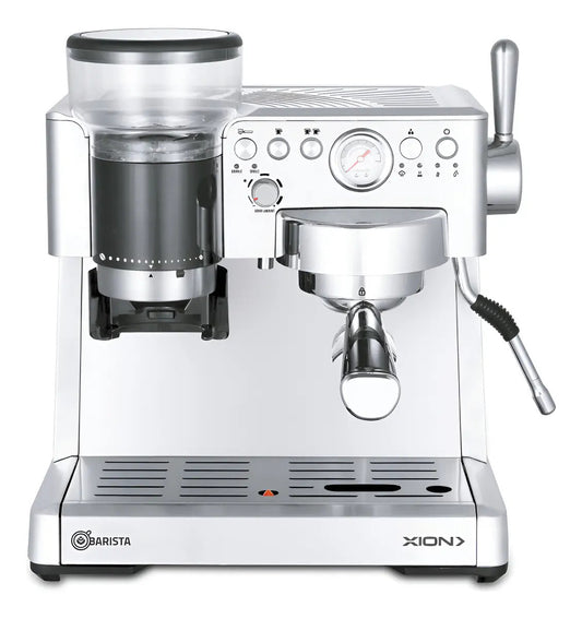 Cafetera Espresso Barista Con Molinillo De Café Xi-cm92 Qofe Gris