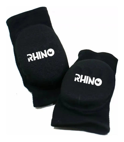 Rodillera De Impacto Doble Acolchonado Rhino - Negro L