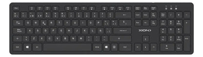 Combo Mouse Y Teclado Inalámbrico Xion Xi-kbcombow2 Negro