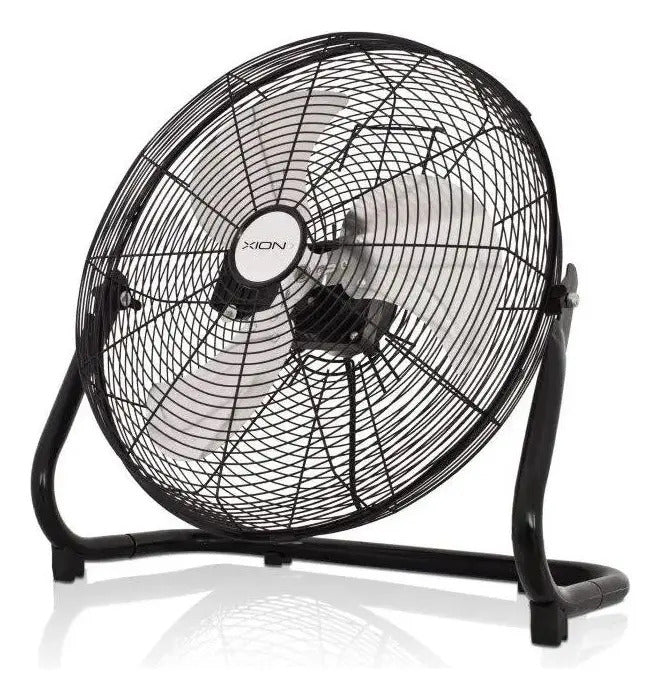 Ventilador De Pie Xion Metálico 45 Cm Xi-v50 - 45 Cm Negro Plateado Plástico 3