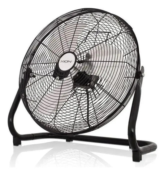 Ventilador De Pie Xion Metálico 45 Cm Xi-v50 - 45 Cm Negro Plateado Plástico 3