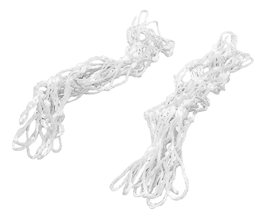 Red X2 Para Aro De Basket Tipo Seda 4mm Gismar - Blanco Piedra