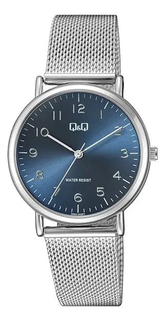 Reloj Q&q Metal Dama 35mm Q05a-002py - Plateado