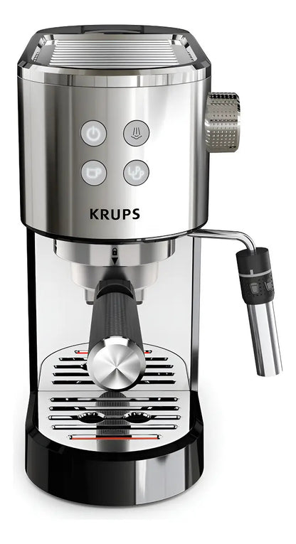 Cafetera Espresso Virtuoso Krups 15 Bares - Plateado