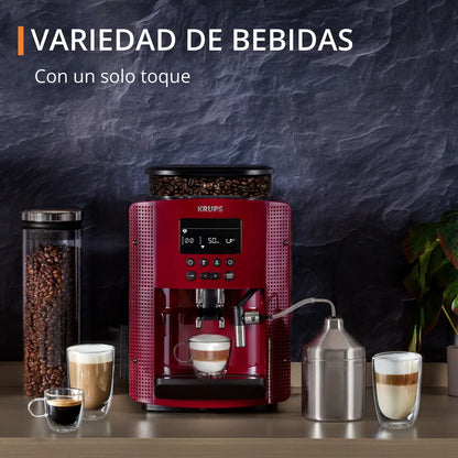 Cafetera Espresso Krups Automática + Lechero