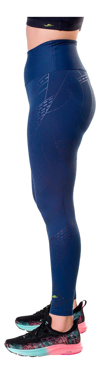 Calza Deportiva Dama Diseño Suplex Elite - Azul S