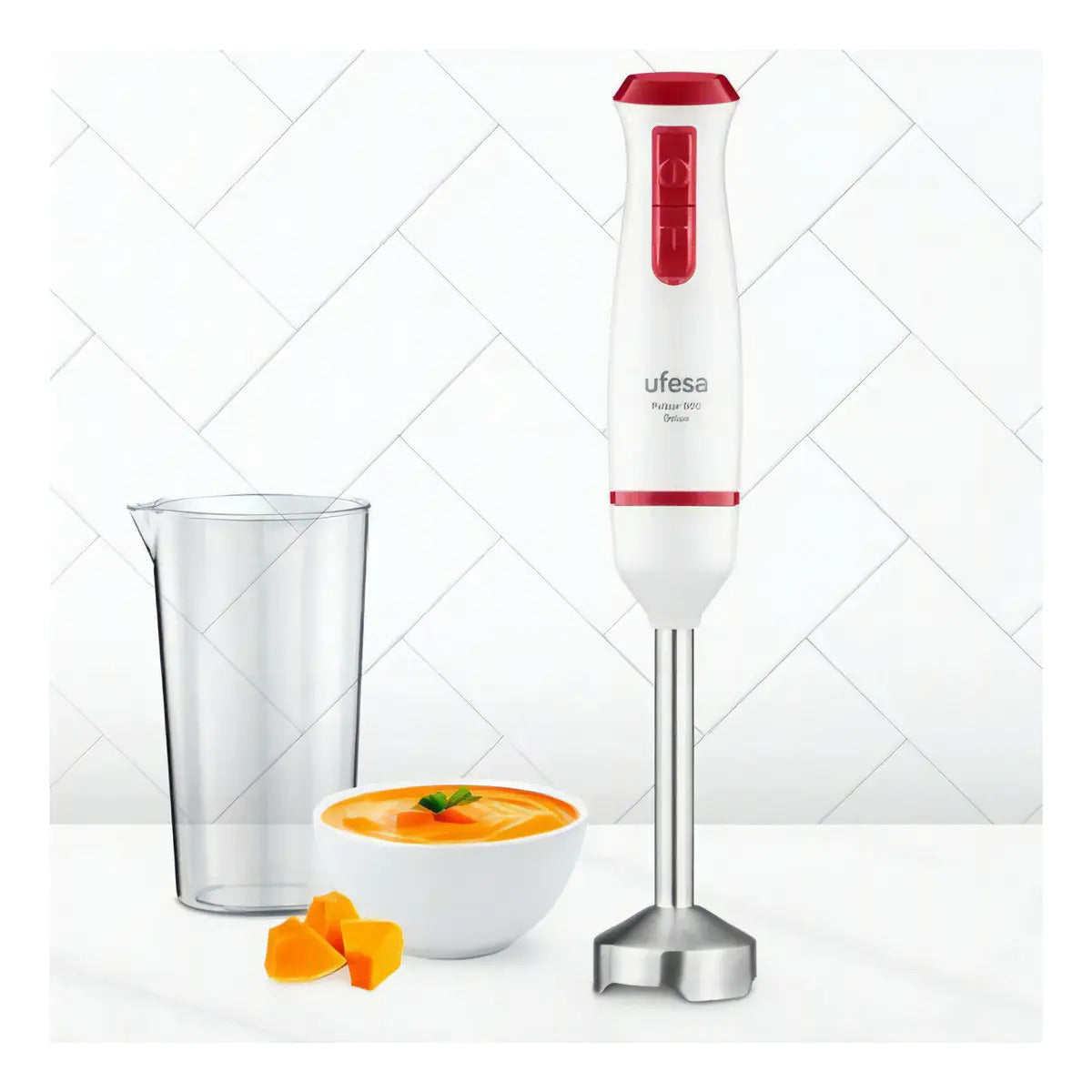 Mixer Batidora Ufesa Delux Pulsar600 - Blanco