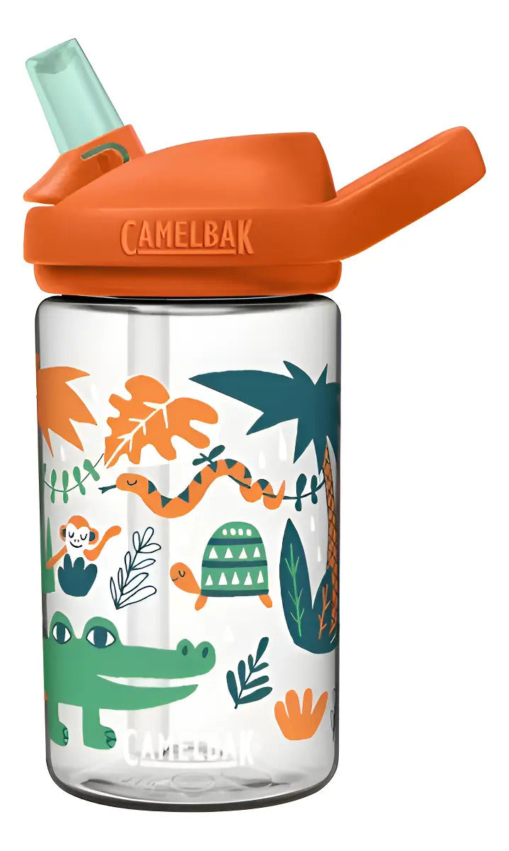 Botella Eddy Plus Kids Jungla Niños 400ml Camelbak Transparente