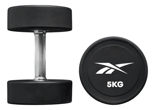 Mancuerna Redonda Cpu 5kg Reebok - Negro